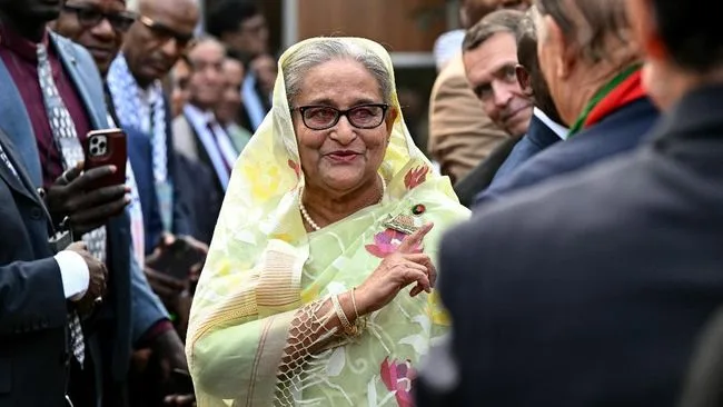 Perdana Menteri Bangladesh Sheikh Hasina. (Dok. AFP/INDRANIL MUKHERJEE)
